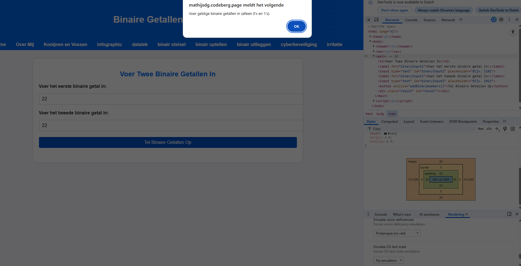 Website zonder rood